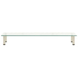 NNEVL TV Stand Transparent 140x35x17 cm Tempered Glass