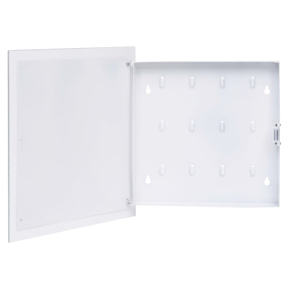 NNEVL Key Box with Magnetic Board White 35x35x5.5 cm