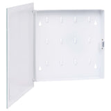 NNEVL Key Box with Magnetic Board White 35x35x5.5 cm