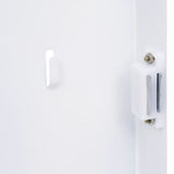 NNEVL Key Box with Magnetic Board White 35x35x5.5 cm