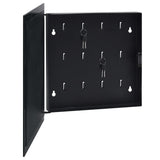 NNEVL Key Box with Magnetic Board Black 35x35x5.5 cm