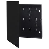 NNEVL Key Box with Magnetic Board Black 35x35x5.5 cm