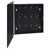 NNEVL Key Box with Magnetic Board Black 35x35x5.5 cm