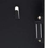 NNEVL Key Box with Magnetic Board Black 35x35x5.5 cm