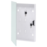 NNEVL Key Box with Magnetic Board White 30x20x5.5 cm