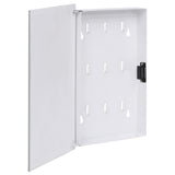 NNEVL Key Box with Magnetic Board White 30x20x5.5 cm