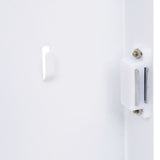 NNEVL Key Box with Magnetic Board White 30x20x5.5 cm