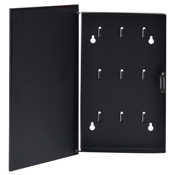 NNEVL Key Box with Magnetic Board Black 30x20x5.5 cm