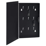 NNEVL Key Box with Magnetic Board Black 30x20x5.5 cm