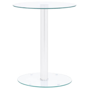 NNEVL Coffee Table Transparent 40 cm Tempered Glass