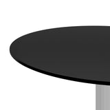 NNEVL Coffee Table Black 40 cm Tempered Glass