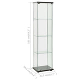 NNEVL Storage Cabinet Tempered Glass Black