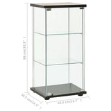 NNEVL Storage Cabinet Tempered Glass Black