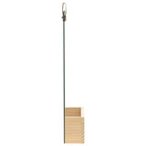 NNEVL Wall Mirror Solid Pinewood 23x39.5 cm