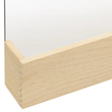 NNEVL Wall Mirror Solid Pinewood 23x39.5 cm
