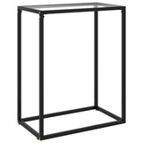 NNEVL Console Table Transparent 60x35x75 cm Tempered Glass