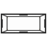 NNEVL Console Table Transparent 80x35x75 cm Tempered Glass