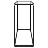 NNEVL Console Table Transparent 100x35x75 cm Tempered Glass
