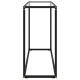 NNEVL Console Table Transparent 100x35x75 cm Tempered Glass