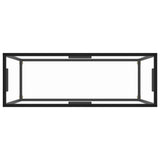 NNEVL Console Table Transparent 100x35x75 cm Tempered Glass