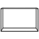 NNEVL Console Table Transparent 120x35x75 cm Tempered Glass
