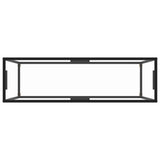 NNEVL Console Table Transparent 120x35x75 cm Tempered Glass
