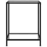 NNEVL Console Table Transparent 60x35x75 cm Tempered Glass