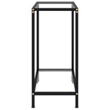 NNEVL Console Table Transparent 60x35x75 cm Tempered Glass