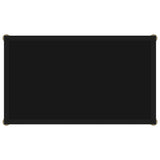 NNEVL Console Table Black 60x35x75 cm Tempered Glass
