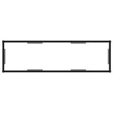 NNEVL Console Table Transparent 120x35x75 cm Tempered Glass