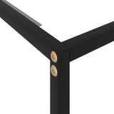 NNEVL Console Table Transparent 120x35x75 cm Tempered Glass