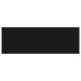 NNEVL TV Cabinet Black with Black Glass 120x40x40 cm