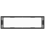 NNEVL TV Cabinet Black with Tempered Glass 140x40x40 cm