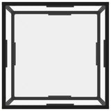 NNEVL Coffee Table Transparent 60x60x35 cm Tempered Glass