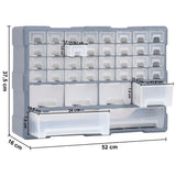 NNEVL Multi-drawer Organiser with 40 Drawers 52x16x37.5 cm