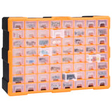 NNEVL Multi-drawer Organiser with 64 Drawers 52x16x37.5 cm