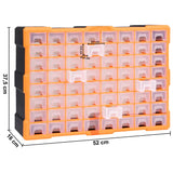 NNEVL Multi-drawer Organiser with 64 Drawers 52x16x37.5 cm