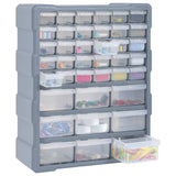 NNEVL Multi-drawer Organiser with 39 Drawers 38x16x47 cm