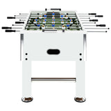 NNEVL Football Table Steel 60 kg 140x74.5x87.5 cm White