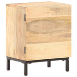 NNEVL Bedside Cabinet 40x30x51 cm Solid Mango Wood