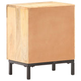 NNEVL Bedside Cabinet 40x30x51 cm Solid Mango Wood