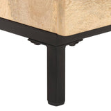 NNEVL Bedside Cabinet 40x30x51 cm Solid Mango Wood