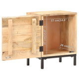 NNEVL Bedside Cabinet 40x30x51 cm Solid Mango Wood