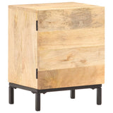 NNEVL Bedside Cabinet 40x30x51 cm Solid Mango Wood
