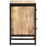 NNEVL Bedside Cabinet 40x35x55 cm Solid Mango Wood