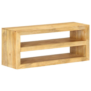 NNEVL TV Cabinet 107x35x45 cm Solid Mango Wood