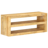 NNEVL TV Cabinet 107x35x45 cm Solid Mango Wood