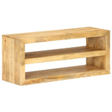 NNEVL TV Cabinet 107x35x45 cm Solid Mango Wood