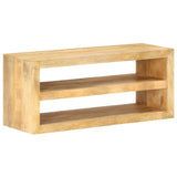 NNEVL TV Cabinet 107x35x45 cm Solid Mango Wood