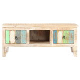 NNEVL Coffee Table 100x55x40 cm Rough Acacia Wood